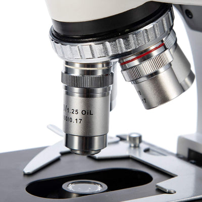Swift SW350T Mikroskop Compound Trinokular, Research-Grade für Lab, 40X-2500X Vergrösserung, mit Wei