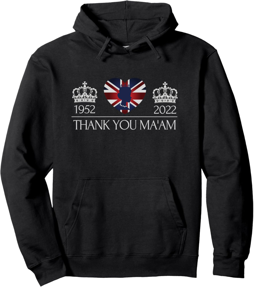 Queen Elizabeth Platin Jubiläum 70 Jahre Britische Flagge Pullover Hoodie