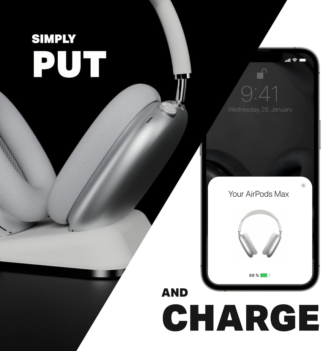 Max Stand - Headphone Stand (White), White