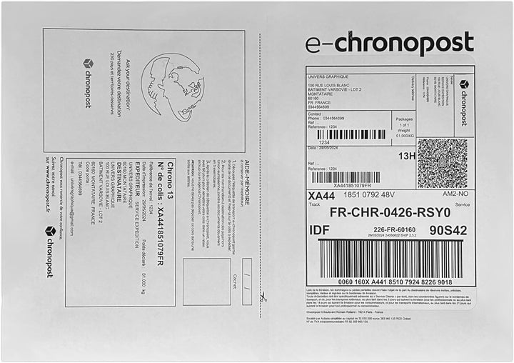 500 Blatt DIN A4 zu je 2 Etiketten (210 x 148,5 mm)= 1000 bedruckbare Etiketten, permanent haftend,