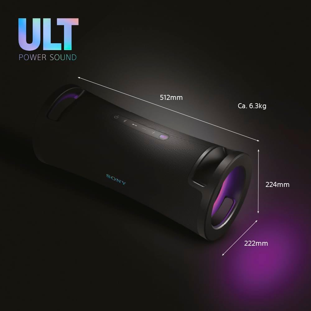 Sony ULT Field 7 - Kabelloser tragbarer Bluetooth-Lautsprecher mit ULT Power Sound, ultimativem Deep