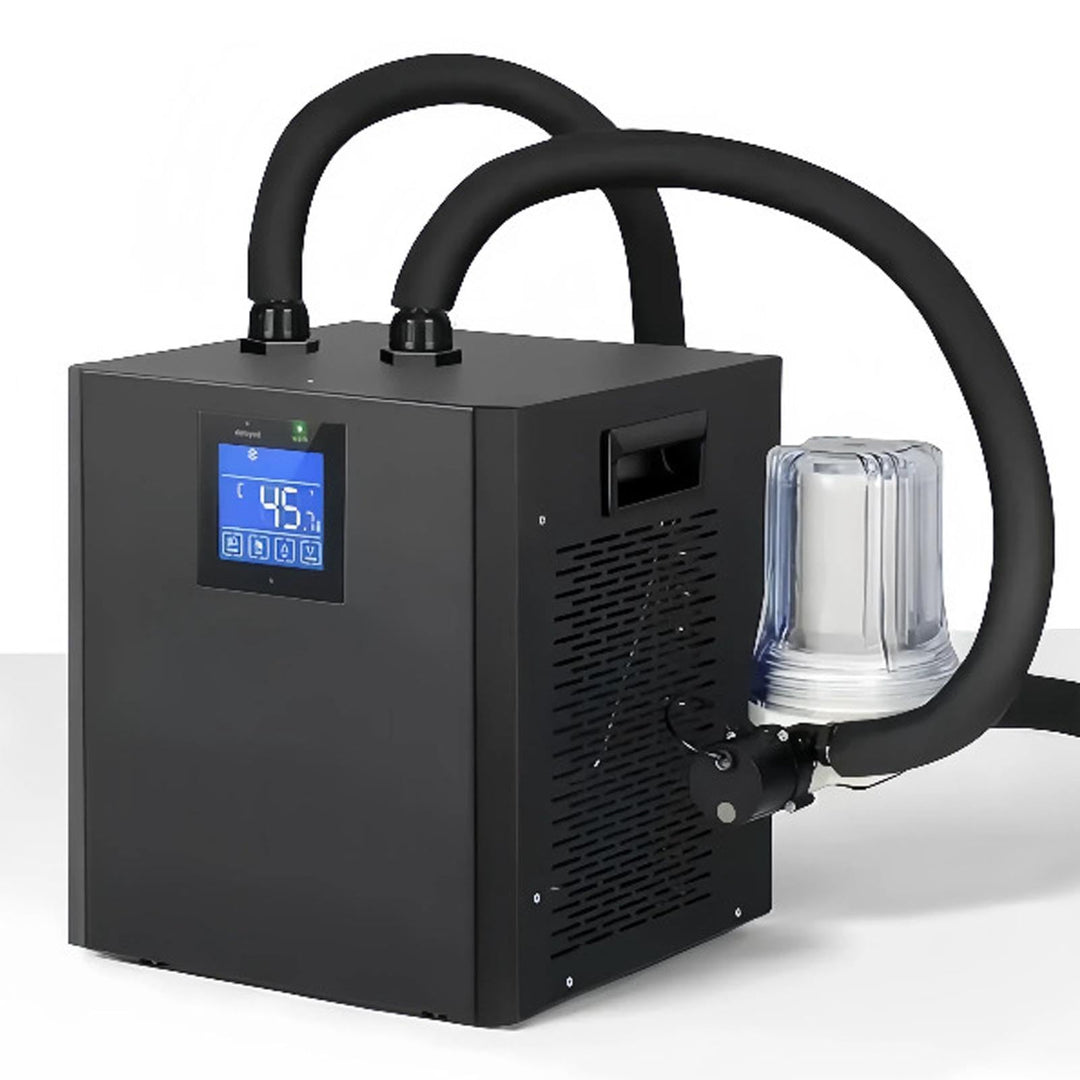 1/3 PS Water Chiller Kit für Eisbad, 32-122 ℉ 3 Modi Low Rauschen LCD-Touchscreen-Fernbedienung, Eis