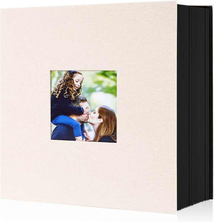 Lanpn Fotoalbum 10x15 1000, Extra Grosses XXL Leinen Einstecken Einsteckalbum für Hoch und Querforma