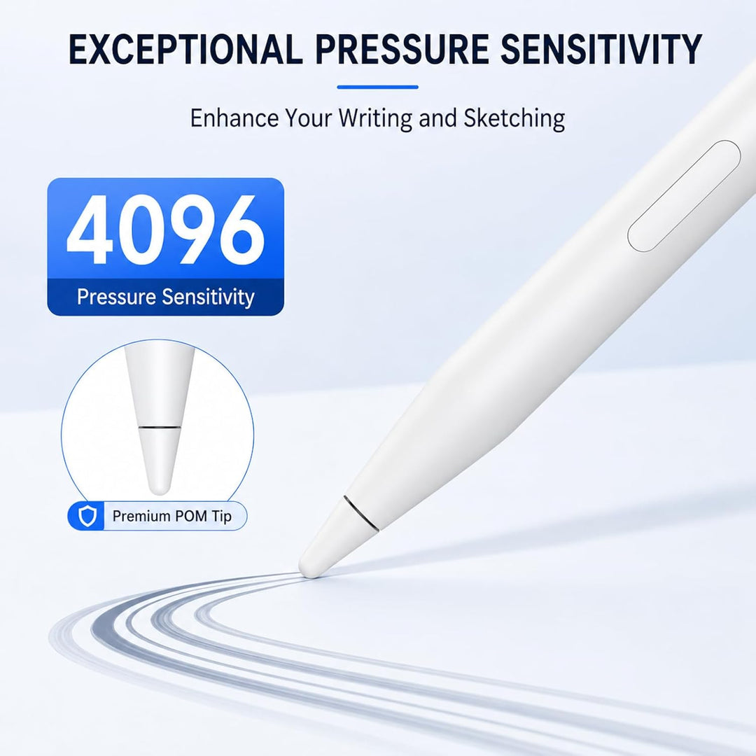 ANYQOO Eingabestift für Surface mit 4096 Druckstufen, Magnetischer Stift mit Handflächenerkennung, W