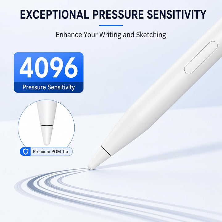 ANYQOO Eingabestift für Surface mit 4096 Druckstufen, Magnetischer Stift mit Handflächenerkennung, W