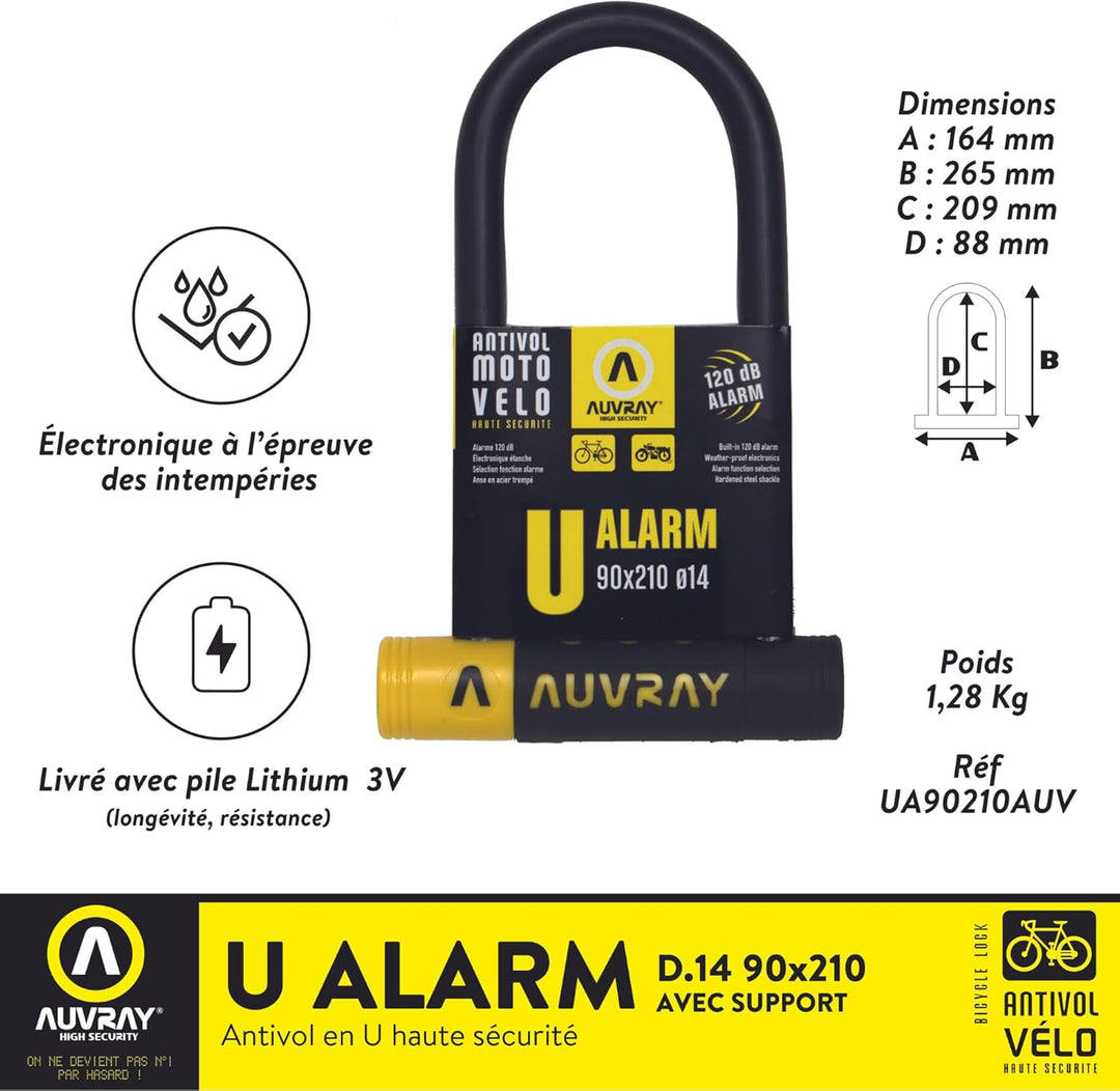 AUVRAY UA90210AUV Alarm