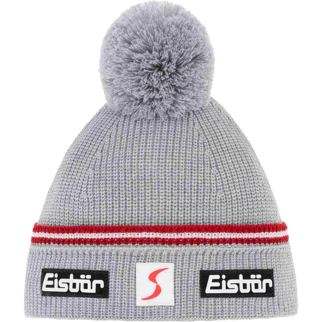Eisbär Strike Pompon Mütze SP hellgrau-ardea-White/h.grau