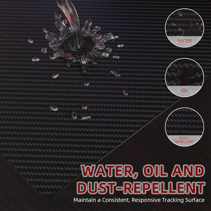 MAGIC-REFINER x Attack Shark CM04 Gaming-Mauspad aus Kohlefaser für Geschwindigkeit und Kontrolle, E