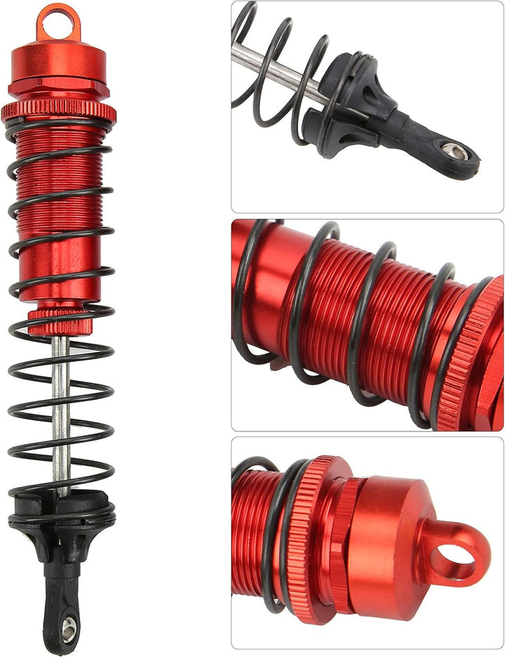 RC Stossdämpfer, 2Pcs Robust RC 140mm Ölgefüllter Einstellbarer Stossdämpfer Dämpfer für TRAXXAS SLA