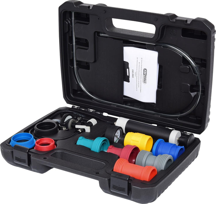 KS Tools 150.2065 Universal Kühlsystem-Diagnose-Service-Satz, 12-tlg.