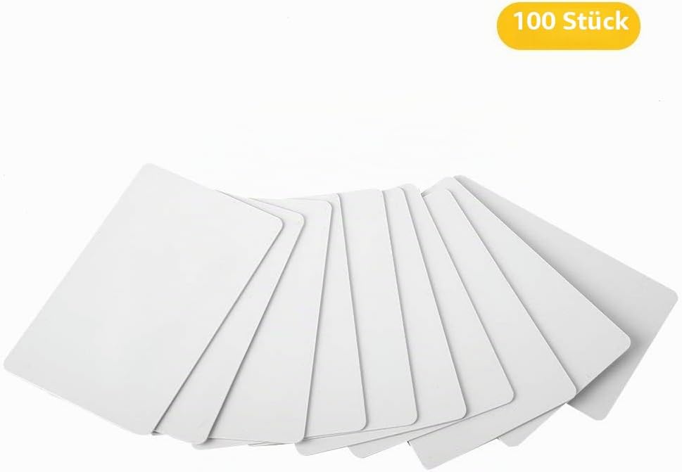 100 x RFID Karte Keycard/Schlüsselkarte 125KHz, EM4100 Smart Access Card, Classic RFID Proximity Sch