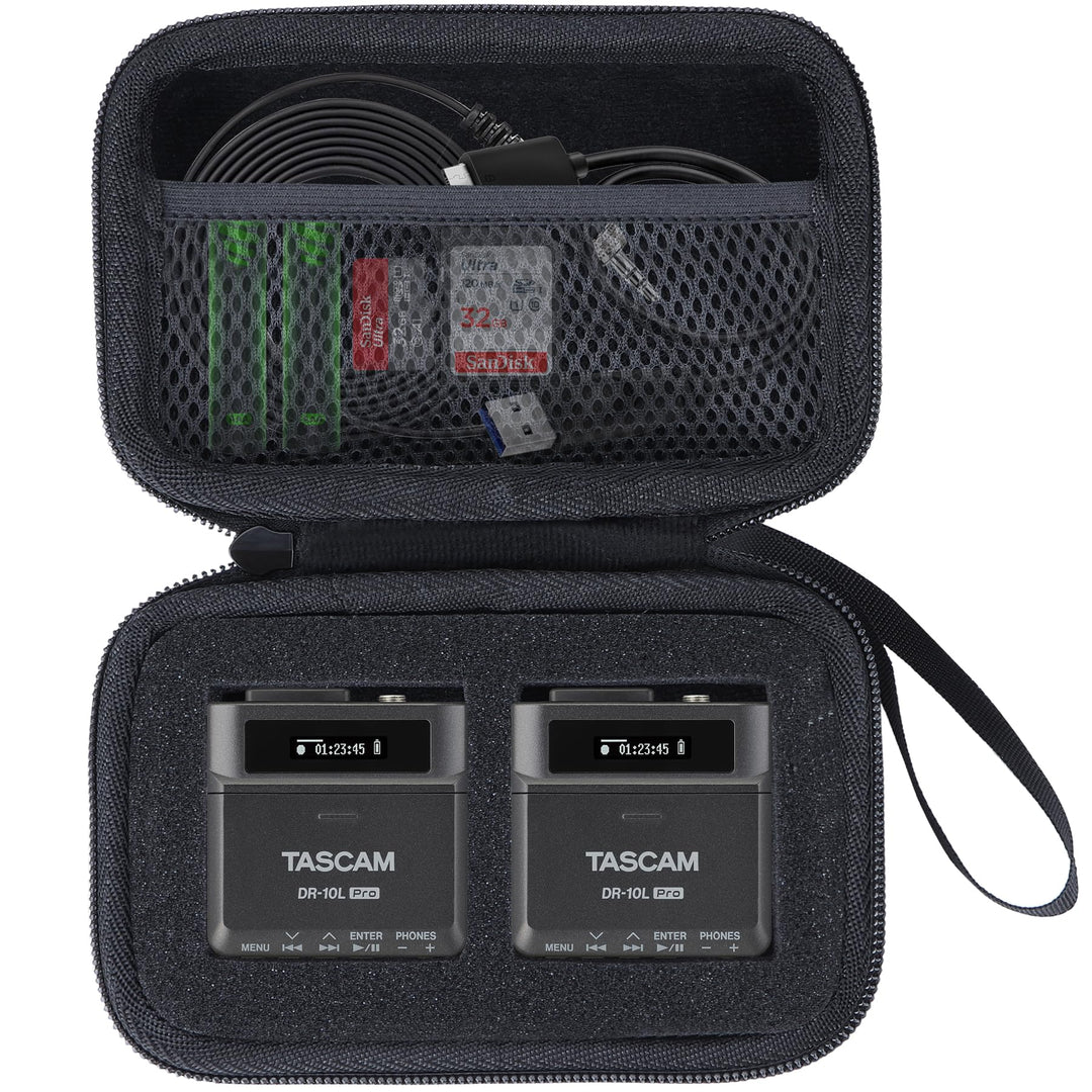 Hart Schutz Hülle Etui Tasche für Tascam DR-10L Pro/DR-10L Digital Audiorecorder für Tascam DR-10L /