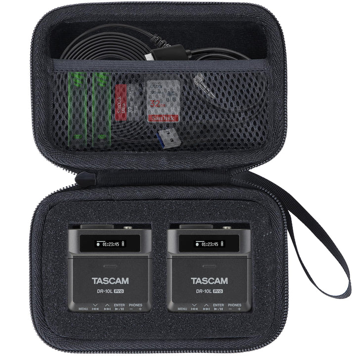 Hart Schutz Hülle Etui Tasche für Tascam DR-10L Pro/DR-10L Digital Audiorecorder für Tascam DR-10L /