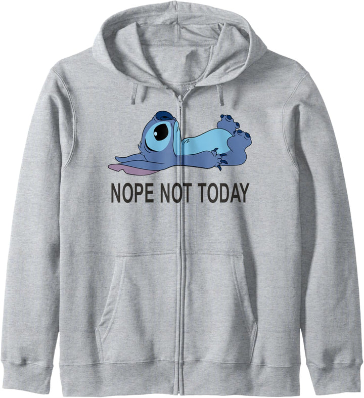 Disney Lilo & Stitch Nope Not Today Kapuzenjacke
