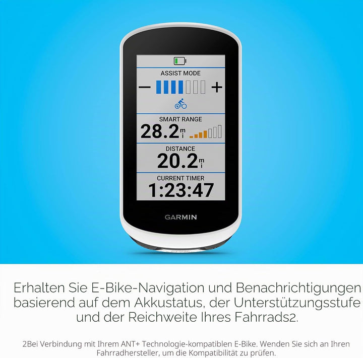 Garmin Edge® Explore 2 Power, einfach zu bedienender GPS-Fahrrad-Navigator, eBike-Kompatibilität, Ka