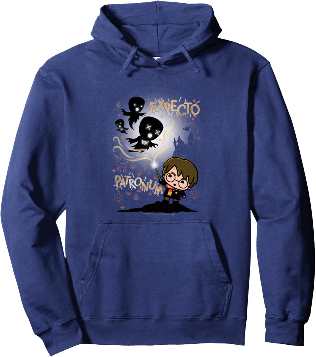 Harry Potter Expecto Patronum Chibi Potter Too Pullover Hoodie