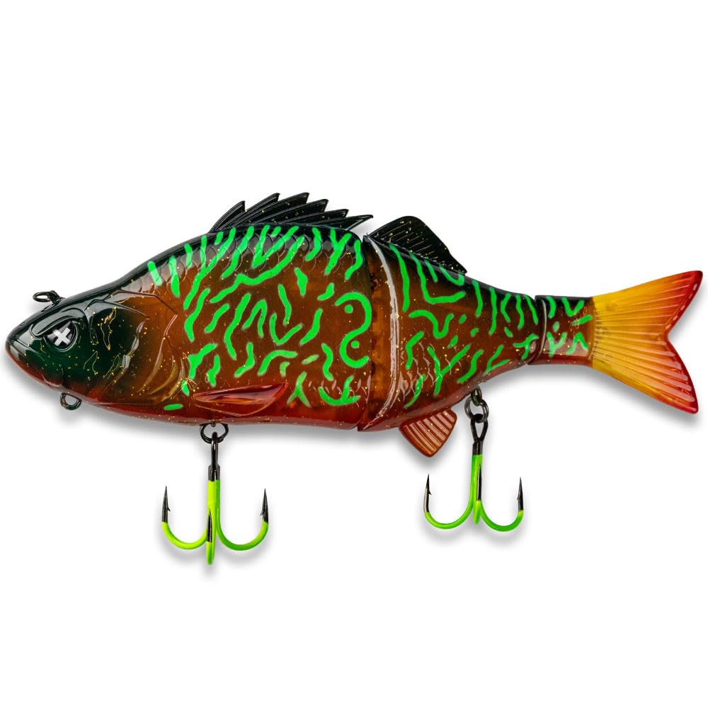 Monkey Lures Swimbait Purge Glider 17,5 cm - Floating Glidebait, Hecht Köder gross, Bigbait Hechtköd
