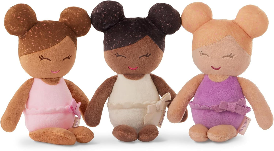 LullaBaby - Badepuppen Set - Waschbare Badepuppen für echtes Wasserspiel - 3-TLG. Set mit weichen Pl
