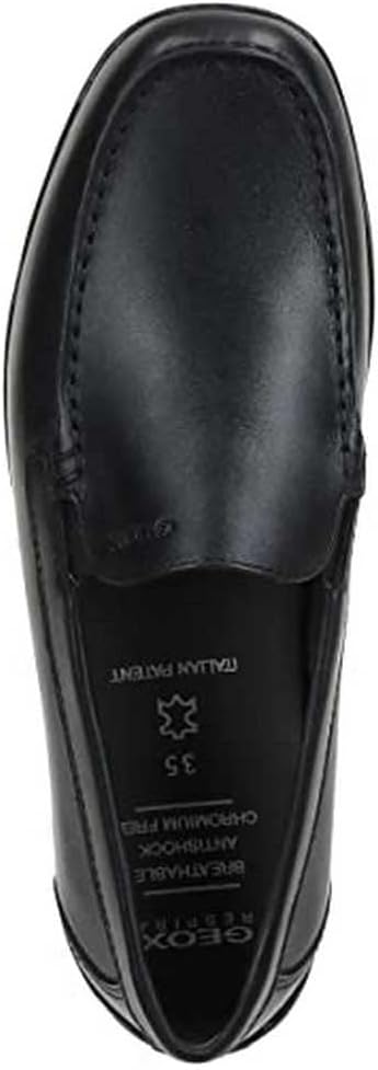 Geox Baby-Jungen J NEW FAST BOY A School Uniform Shoe 28 EU Schwarz, 28 EU Schwarz