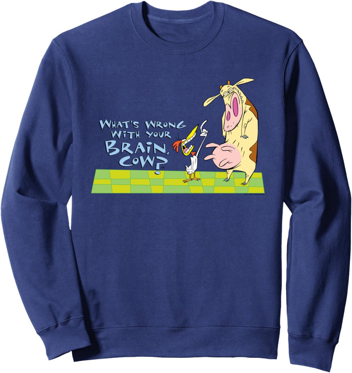 Cow & Chicken What's wrong with your Sweatshirt