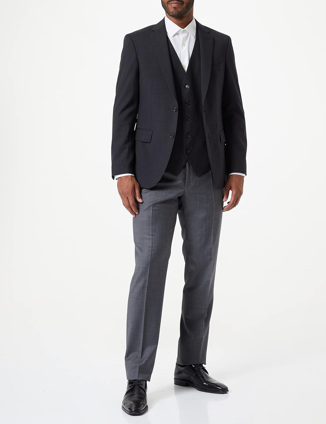 Pierre Cardin Herren Wesley Anzugweste 54 Grau (Anthrazit 2100), 54 Grau (Anthrazit 2100)