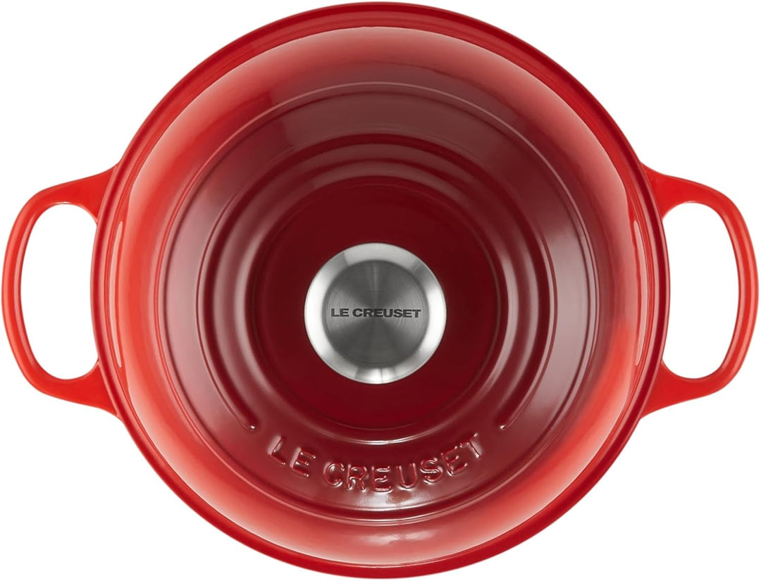 Le Creuset Signature Gusseisen Brot Bräter, 24cm, Kirschrot, 21301240600430, Kirschrot