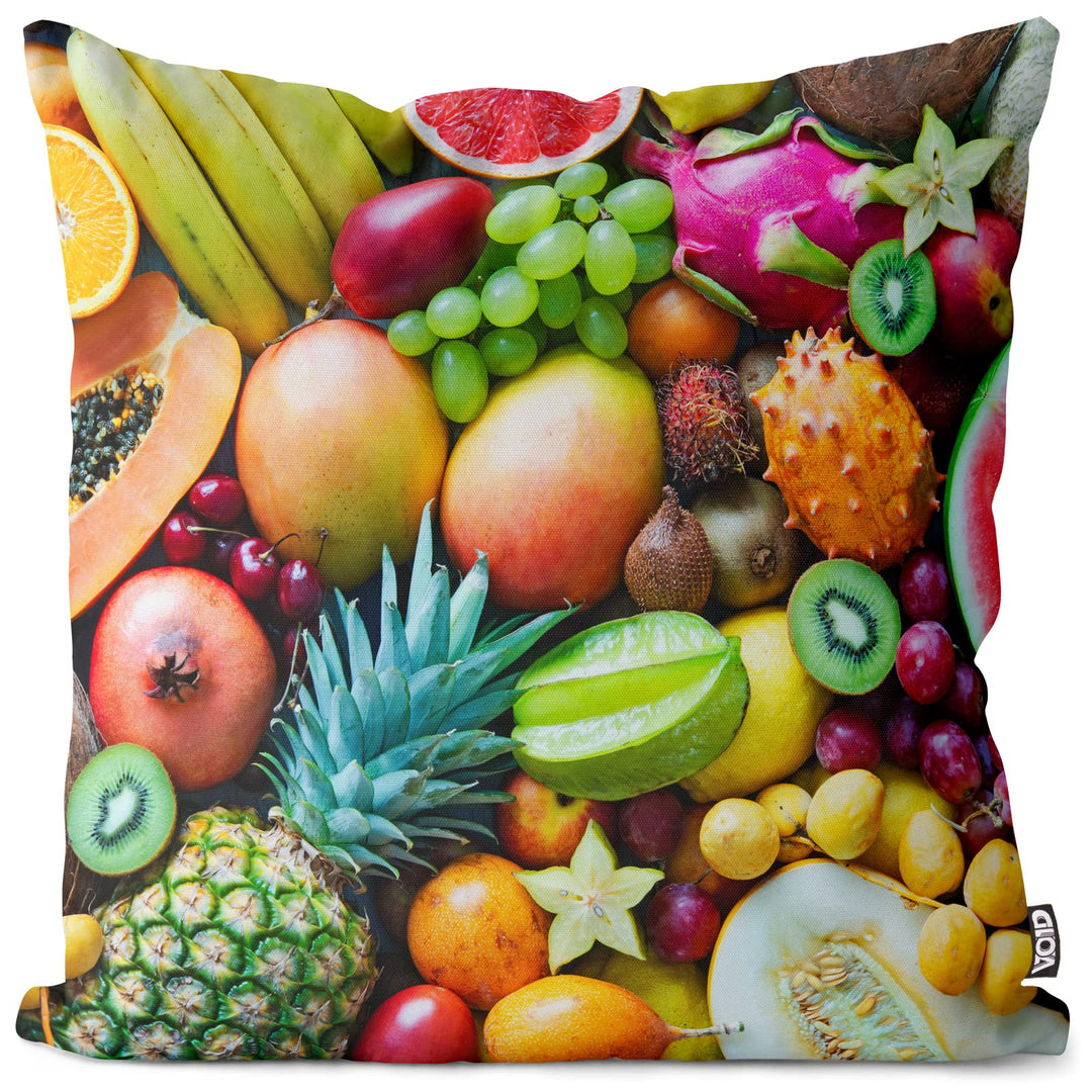 VOID Obst Sommerfrüchte Kissenbezug Kissenhülle Sofakissen Kissen Deko Outdoor-Kissen Dekokissen, Ki