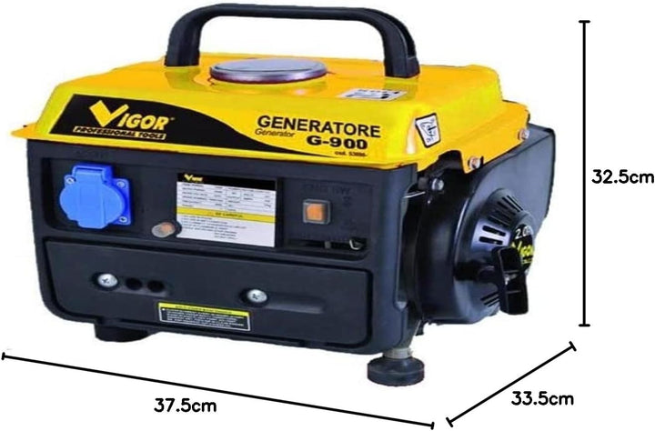 Vigor G-900 2T Generator aus Aluminium, 650 W