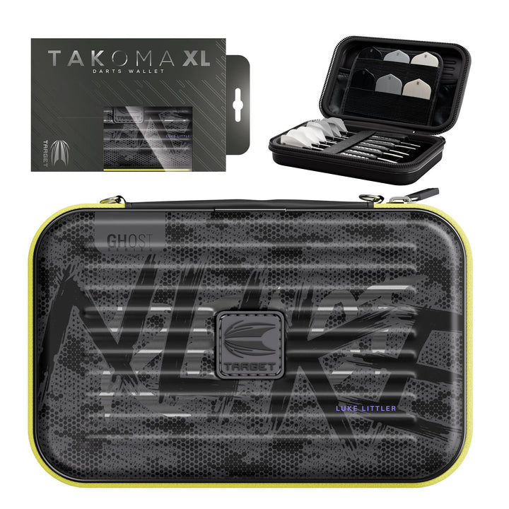 Target Darts Luke Littler Ghost Series XL Takoma Wallet Regular – Dartkoffer schwarz/weiss | „The Nu
