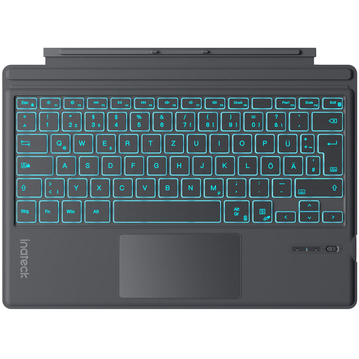 Inateck Surface Pro 7 Tastatur,Kompatibel mit Surface Pro 7/7+/6/5/4 mit Trackpad,Bluetooth 5.3, 7-F