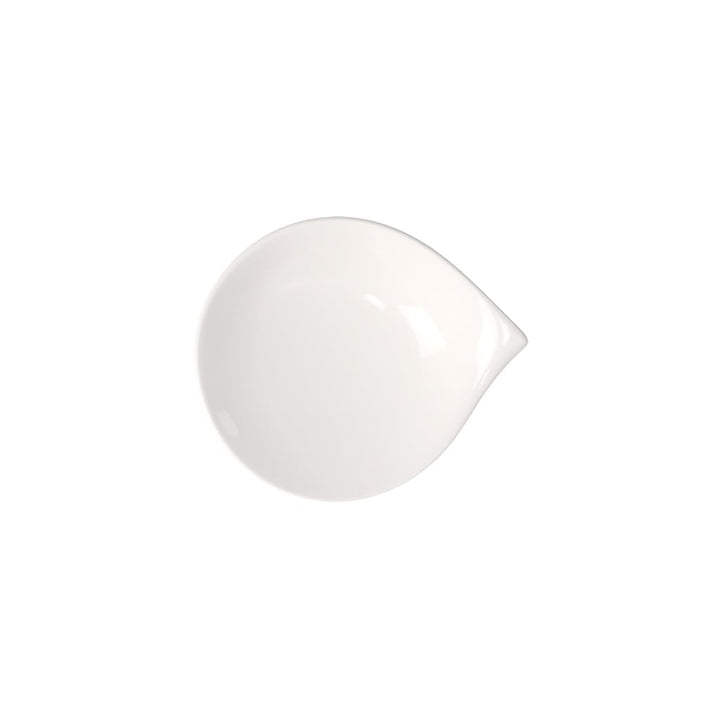 Villeroy und Boch Flow Brotteller, Premium Porzellan, 20 x 17 cm