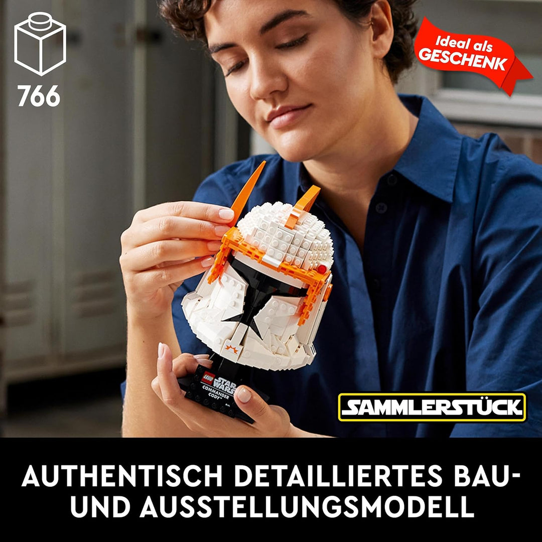 LEGO 75350 Star Wars Clone Commander Cody Helm Set für Erwachsene, The Clone Wars Erinnerungsstück d