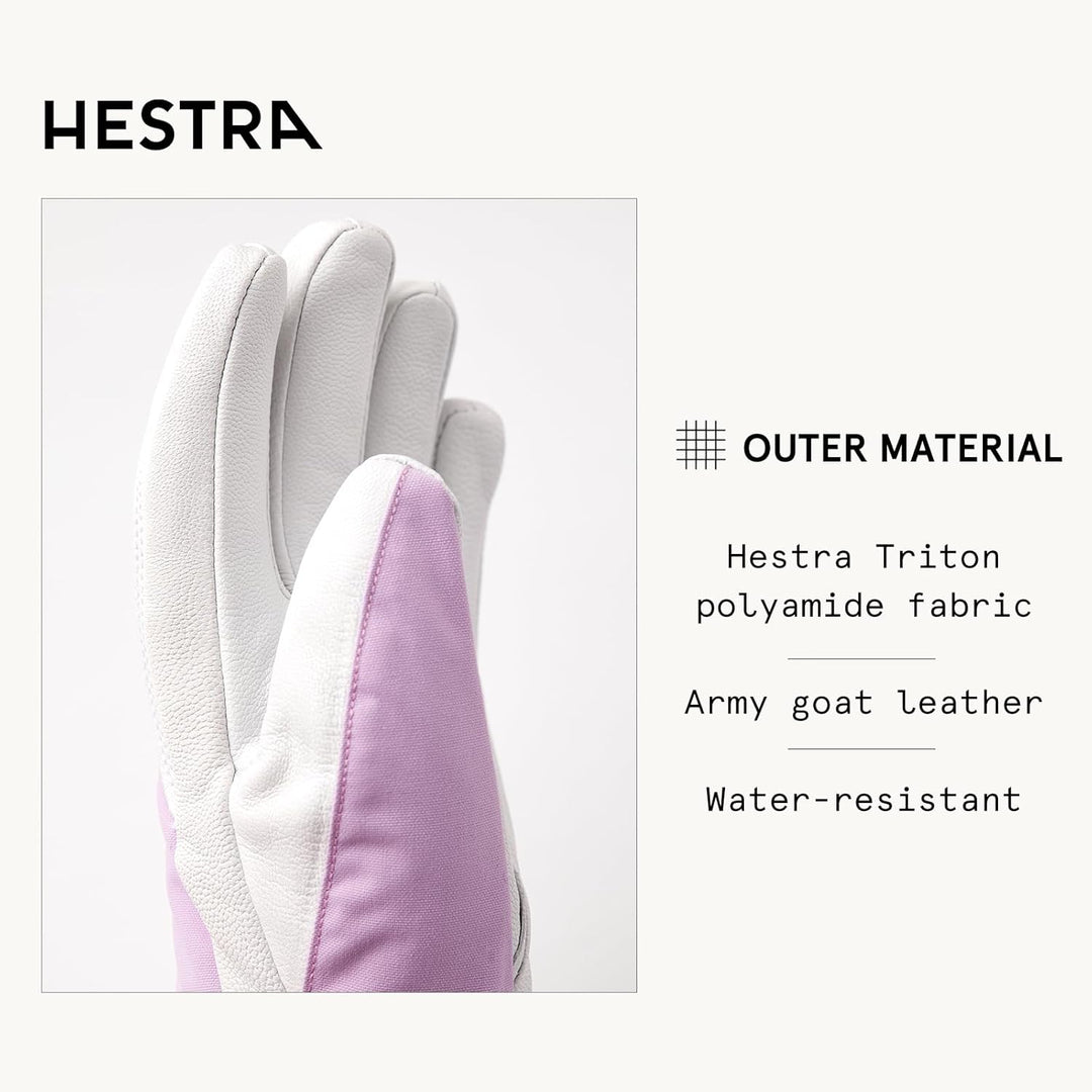 Hestra Heli Ski und kaltem Wetter Handschuh der Frauen 8 Syringa/Offwhite, 8 Syringa/Offwhite