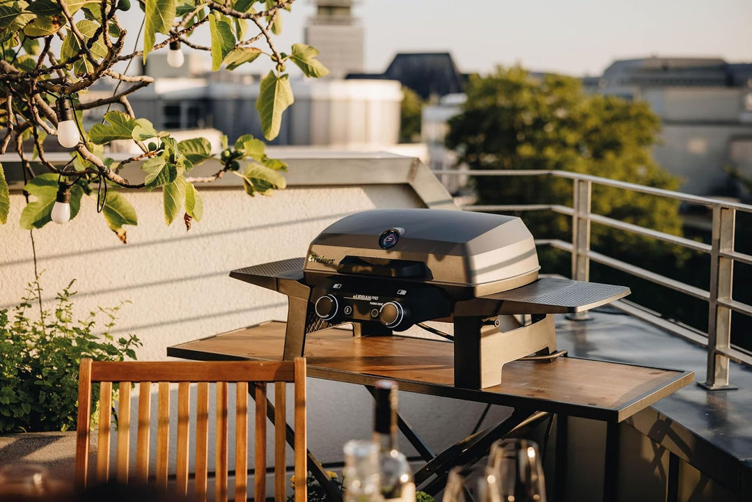 Enders® Elektrogrill eURBAN Pro 2 Turbo Tischgrill, Balkongrill &amp; mobiler Grill, 3 Heizelemente 2,2