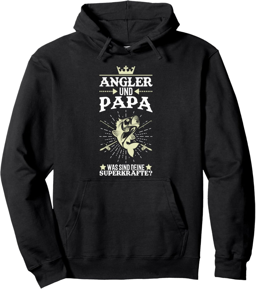 Angler Angeln Papa Geschenk Pullover Hoodie