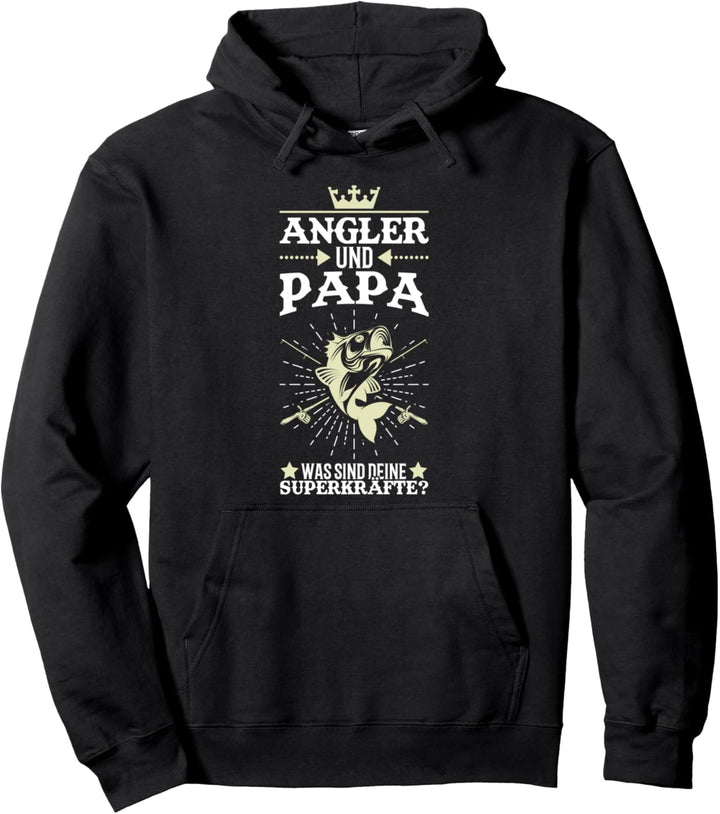 Angler Angeln Papa Geschenk Pullover Hoodie