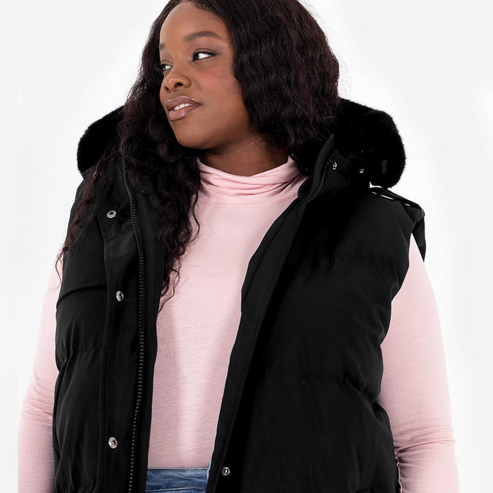 Lovedrobe Damen Ladies Womens Gilet Sleeveless Winter Jacket Coat Body Warmer Plus Size with Belt Po