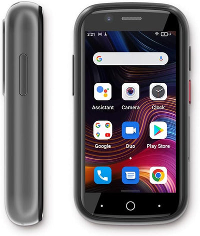 Unihertz Jelly 2E, New Choice for a Mini Phone Android 12 4G Unlocked Smartphone Silver