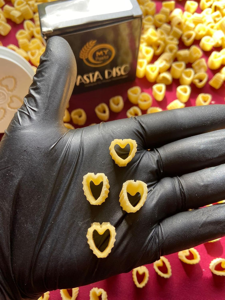 MY PASTA - Herz Rigati Herzen - Pastamaker Matrizen Pastadisc Avance Matrize für hausgemachte Pasta,