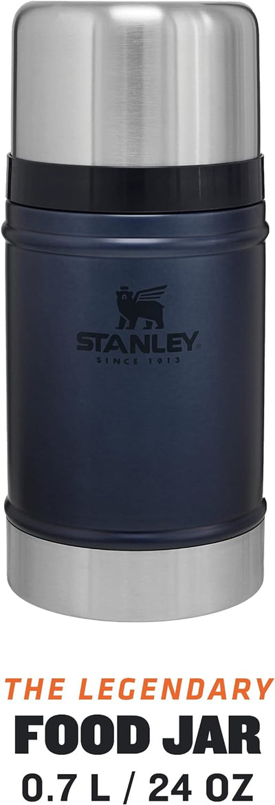 Stanley Classic Legendary Warmhaltebehälter Essen 709 ml - Hält 12 Stunden Heiss oder 18 Stunden Kal