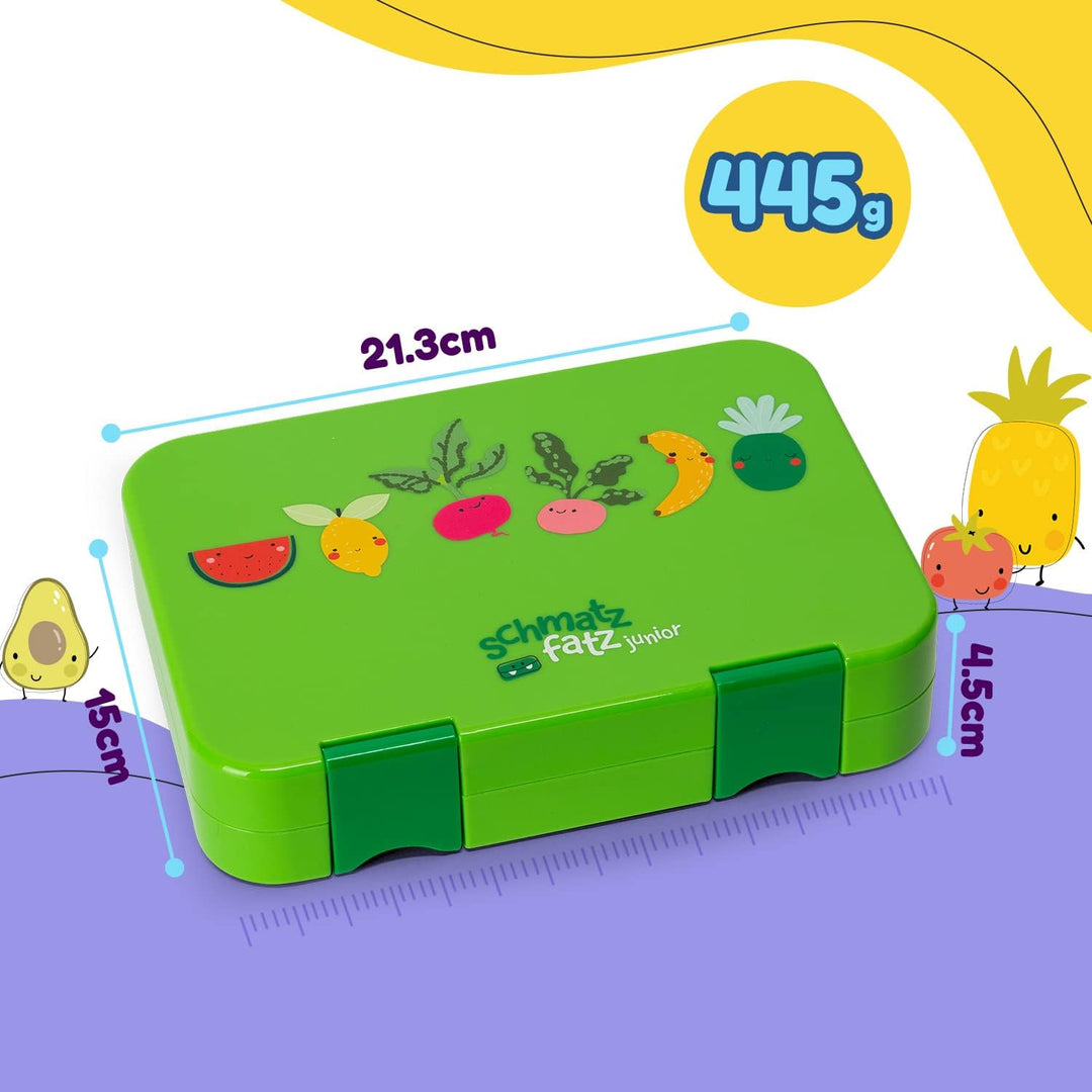 schmatzfatz Lunchbox für Kinder, Lunchbox, Bentobox, bunt, Lunchbox für Kinder, BPA-frei, Lunchbox,