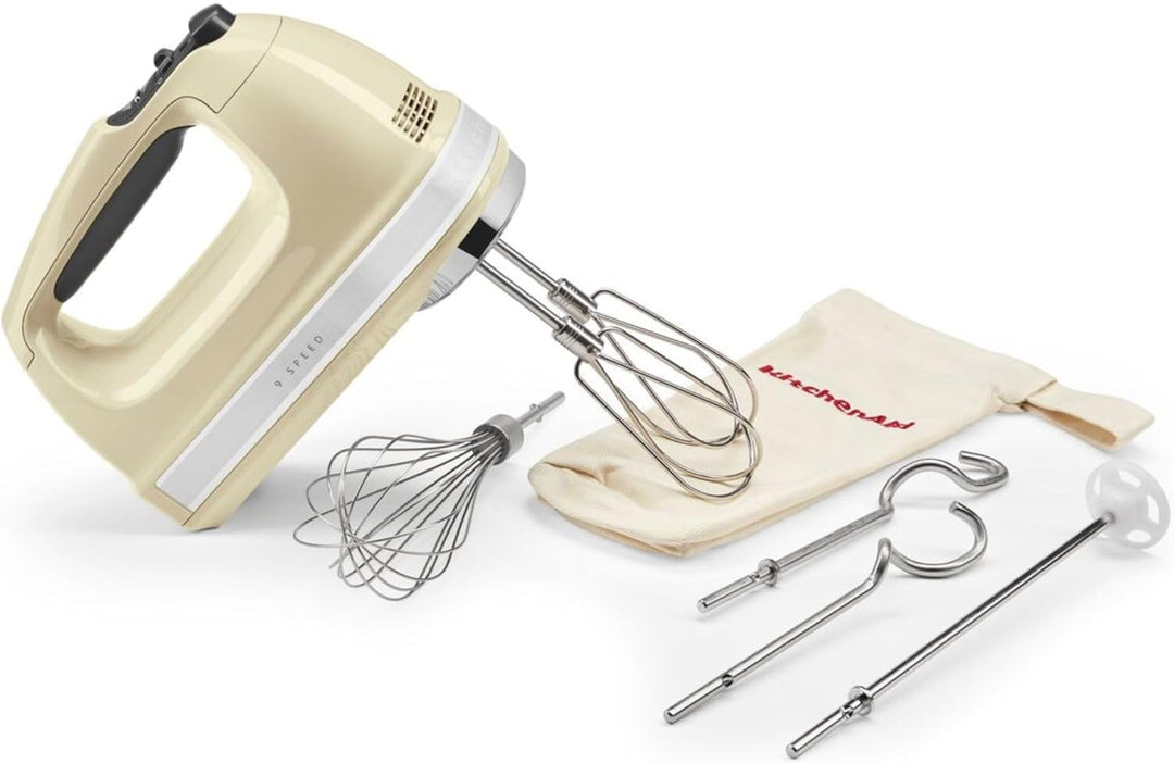 KitchenAid 5KHM9212EAC Handrührgerät, Edelstahl, Kunststoff, crème, Crème