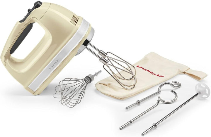 KitchenAid 5KHM9212EAC Handrührgerät, Edelstahl, Kunststoff, crème, Crème
