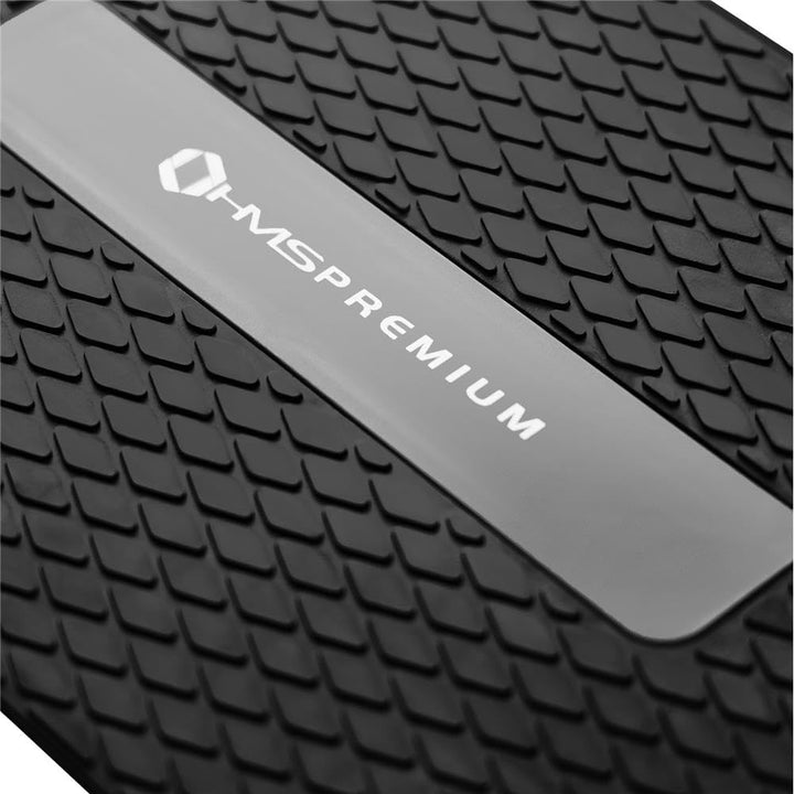 HMS Premium Aerobic‑Steppbrett AS007 | Höhenverstellbares Fitness‑Step | 82,5×27cm Trittfläche | 3‑S