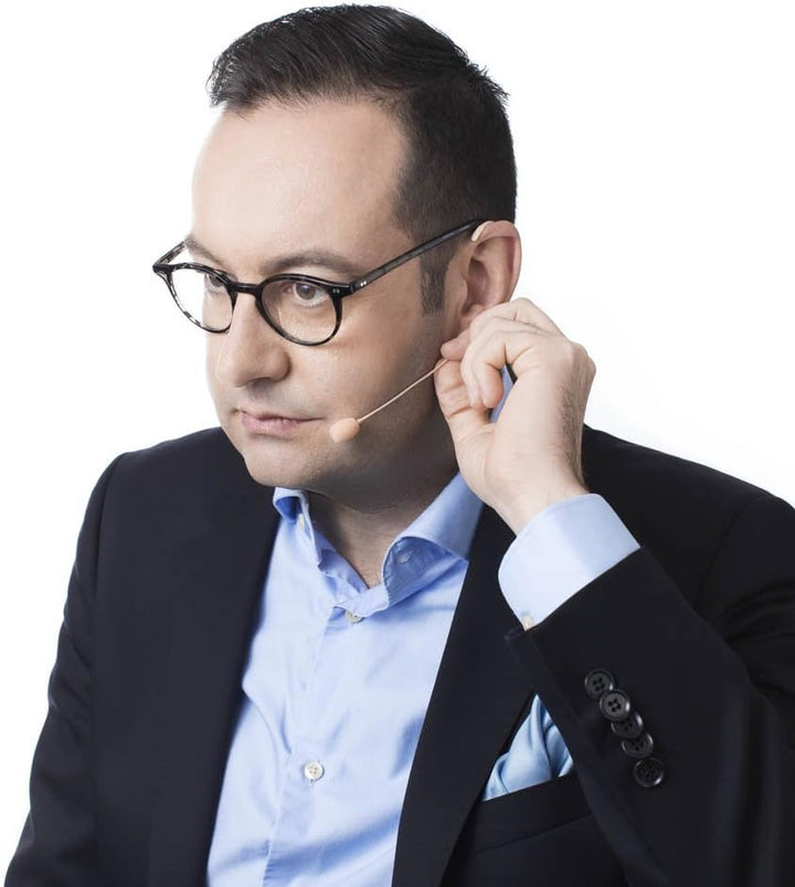RØDE HS2P Large leichtes Headset-Mikrofon mit Kugelcharakteristik – pross, hautfarben Rosa Gross, Ro
