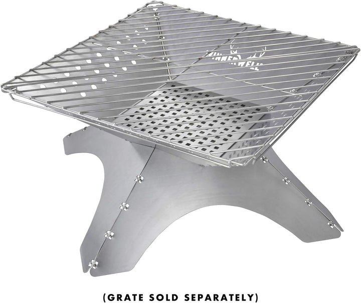 Winnerwell Flatfold Feuerstelle - XL | Portable Edelstahl Feuer Pan
