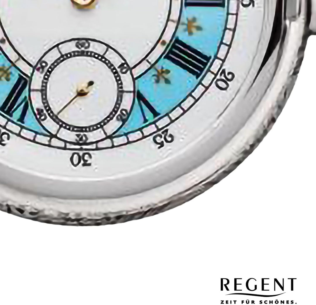 Regent Herren Taschenuhr Antik Savonnette 49 MM Mechanischer Handaufzug Arabische Zahlen P-724