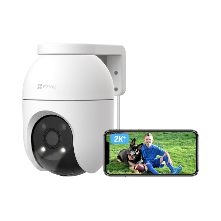 EZVIZ 4MP PTZ Überwachungskamera Aussen, WLAN IP Kamera Outdoor mit Personen-/Fahrzeugerkennung, Zwe