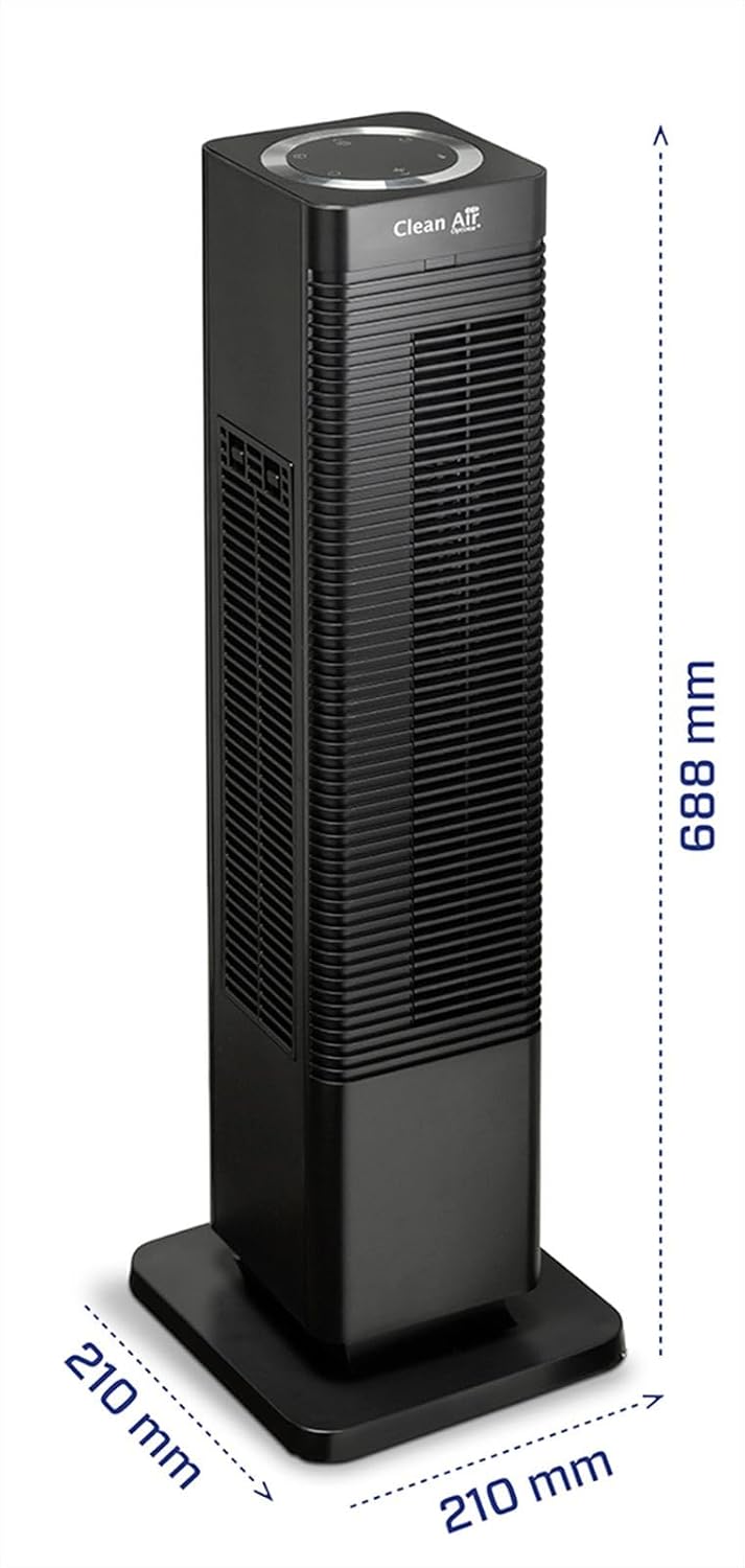 Clean Air Optima CA-904 - Design Heizlüfter - Heizen und kühlender Brise - Heizung: 1000/2000 Watt -