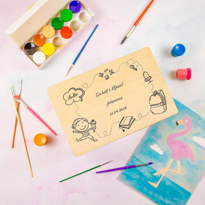 Creative Deco Personalisiert Einschulung Geschenk | Junge/Mädchen Schulanfang Geschenke | Einschulun